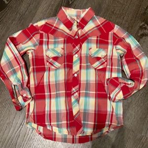 Roper Size XS Western Snap Front Shirt Boys XS 5/6